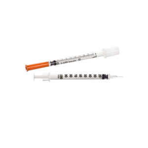 Insulin BD Syringes With Needles – 8 mm